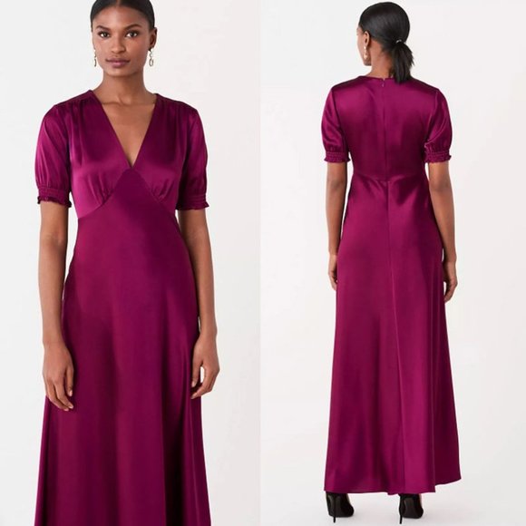 Diane Von Furstenberg DVF Avianna Soft Satin Dress